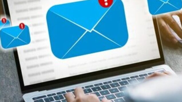 Rear view of women was important emails received by business, and diplomatic contacts.